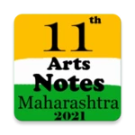 Logo of 11th Arts Notes Maharashtra 2021 android Application 